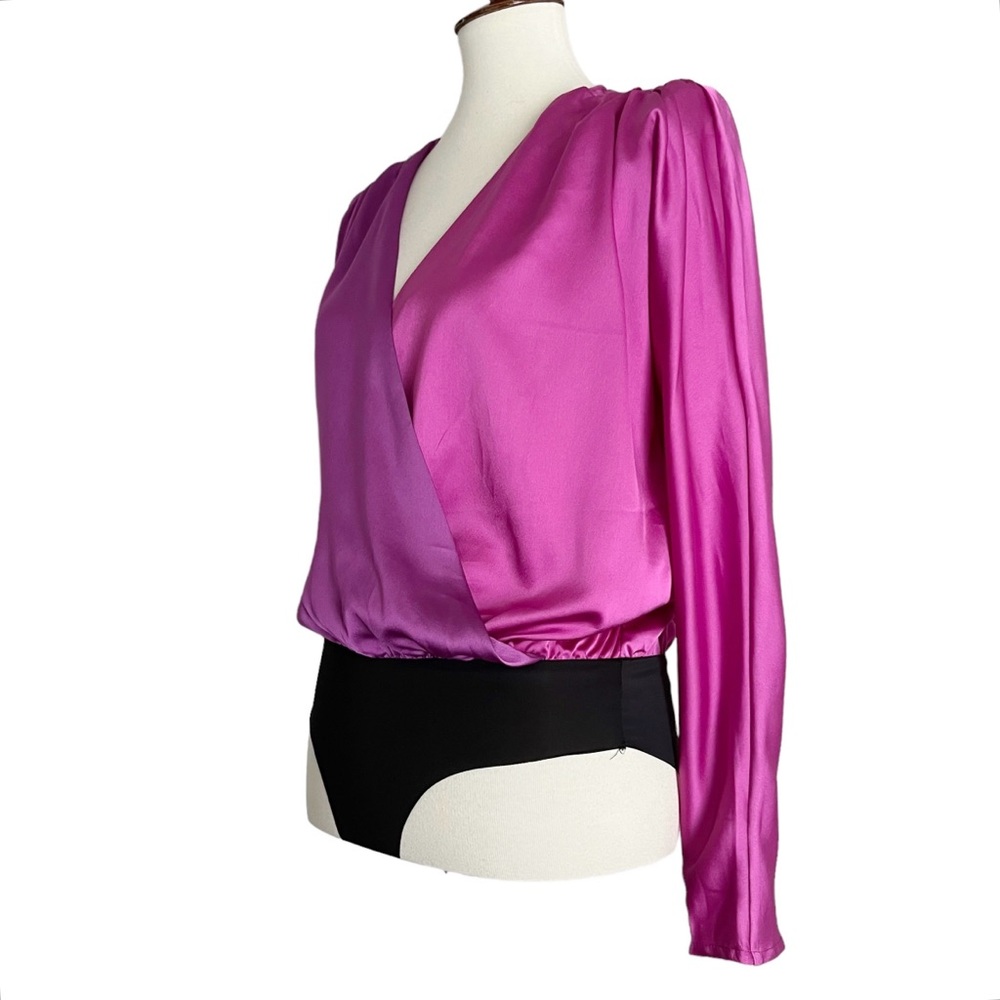 Strut & Bolt Two-Tone‎ Bodysuit Dark Light Purple Size Small - Picture 4 of 12
